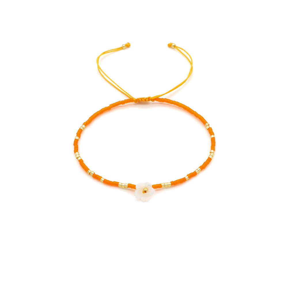 Handmade Customizable Miyuki Beads Bracelet With Shell Charm