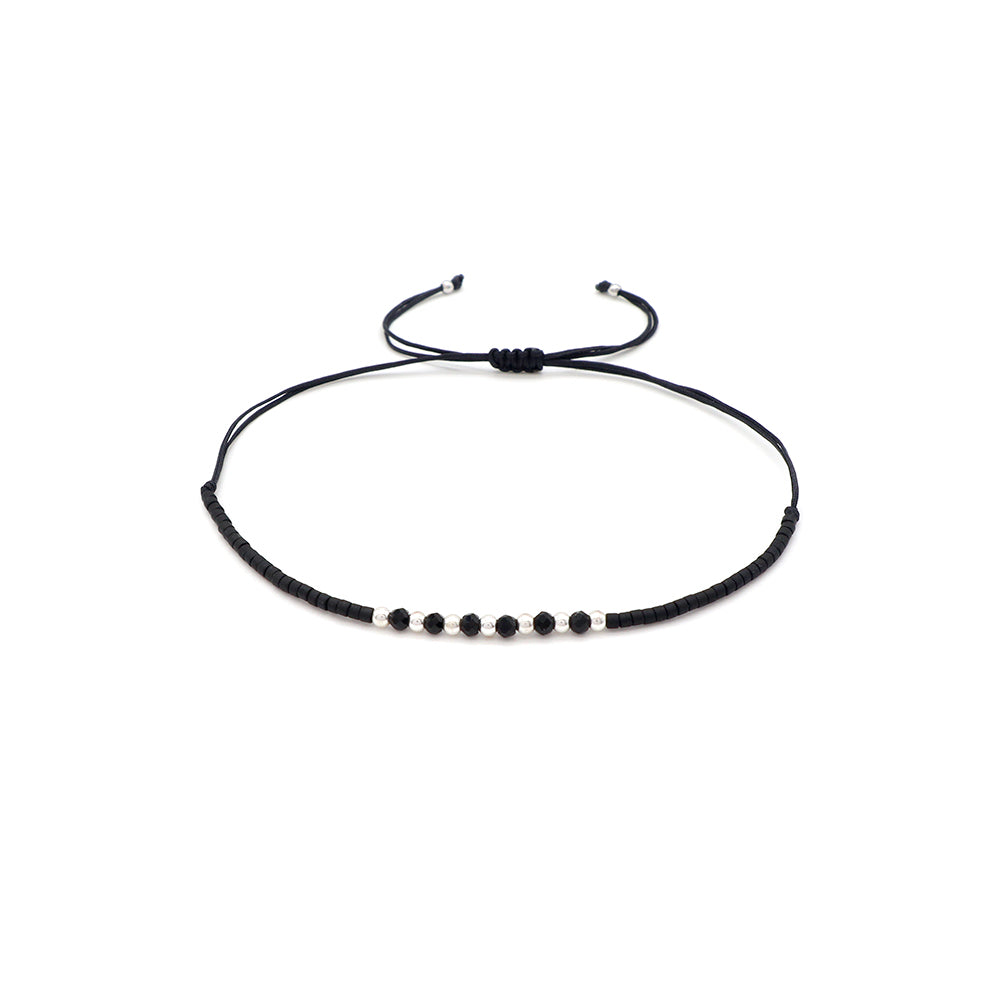 Handmade Customizable Miyuki Beads Bracelet With Glass Crystal Beads