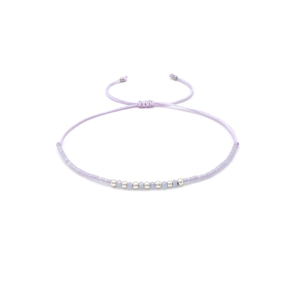 Handmade Customizable Miyuki Beads Bracelet With Glass Crystal Beads