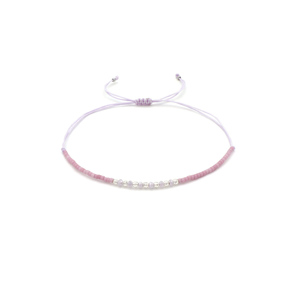 Handmade Customizable Miyuki Beads Bracelet With Glass Crystal Beads