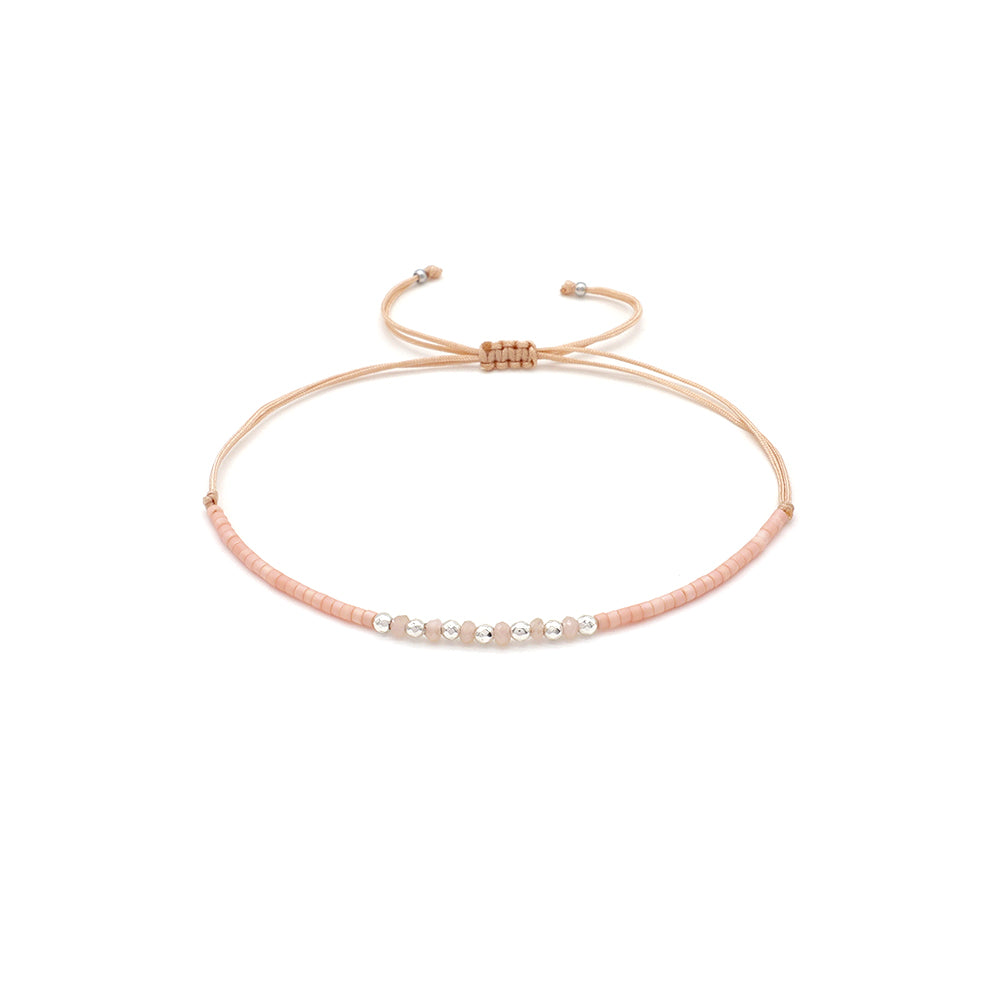 Handmade Customizable Miyuki Beads Bracelet With Glass Crystal Beads