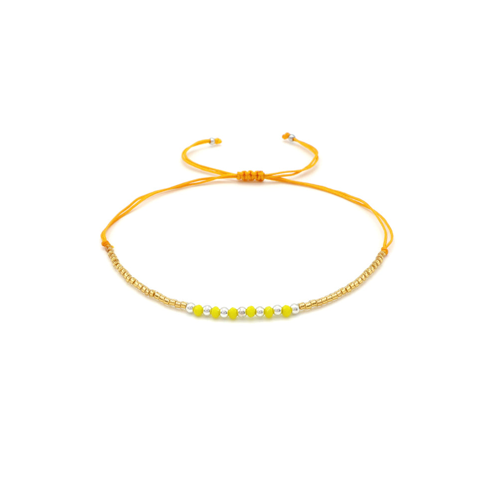 Handmade Customizable Miyuki Beads Bracelet With Glass Crystal Beads