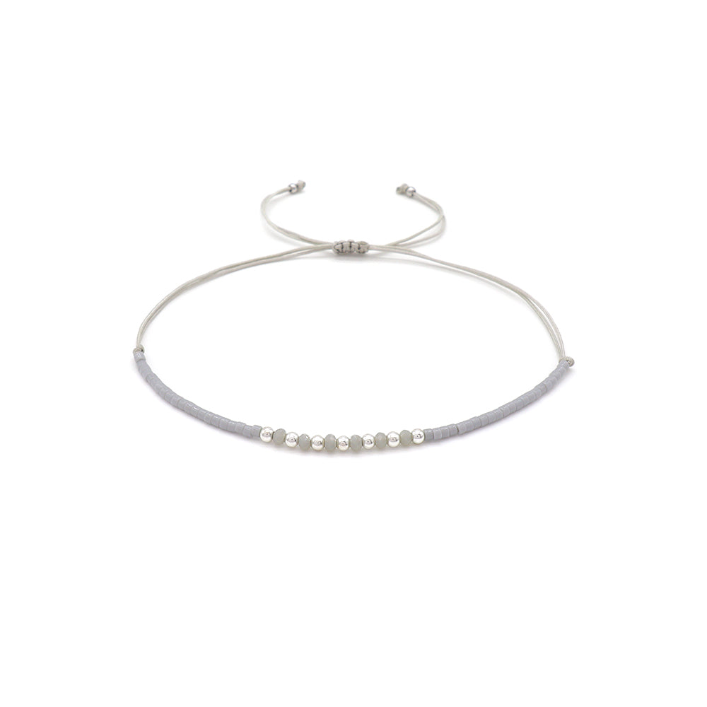 Handmade Customizable Miyuki Beads Bracelet With Glass Crystal Beads