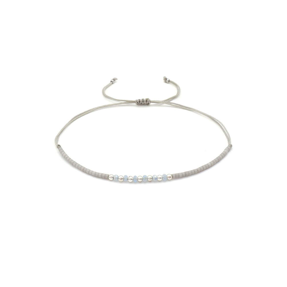 Handmade Customizable Miyuki Beads Bracelet With Glass Crystal Beads