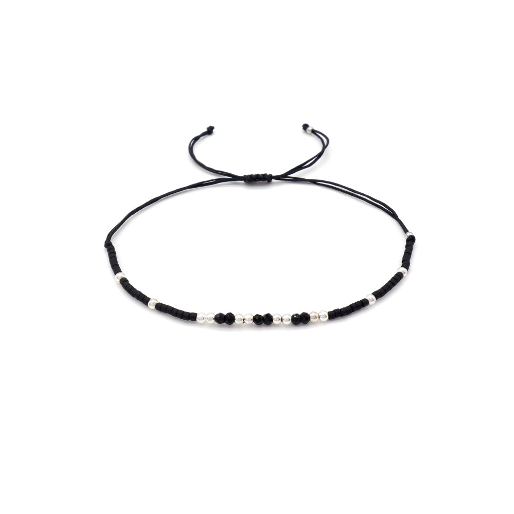 Handmade Customizable Miyuki Beads Bracelet With Glass Crystal Beads