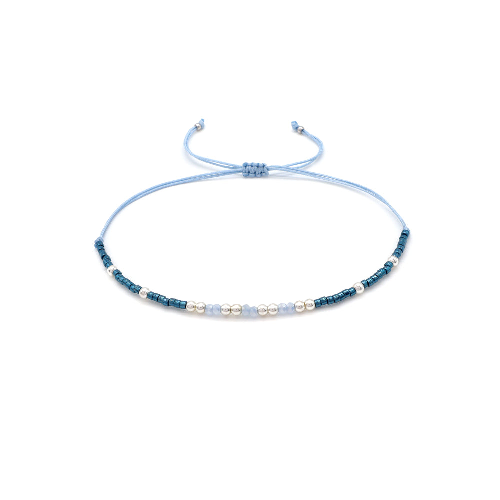 Handmade Customizable Miyuki Beads Bracelet With Glass Crystal Beads