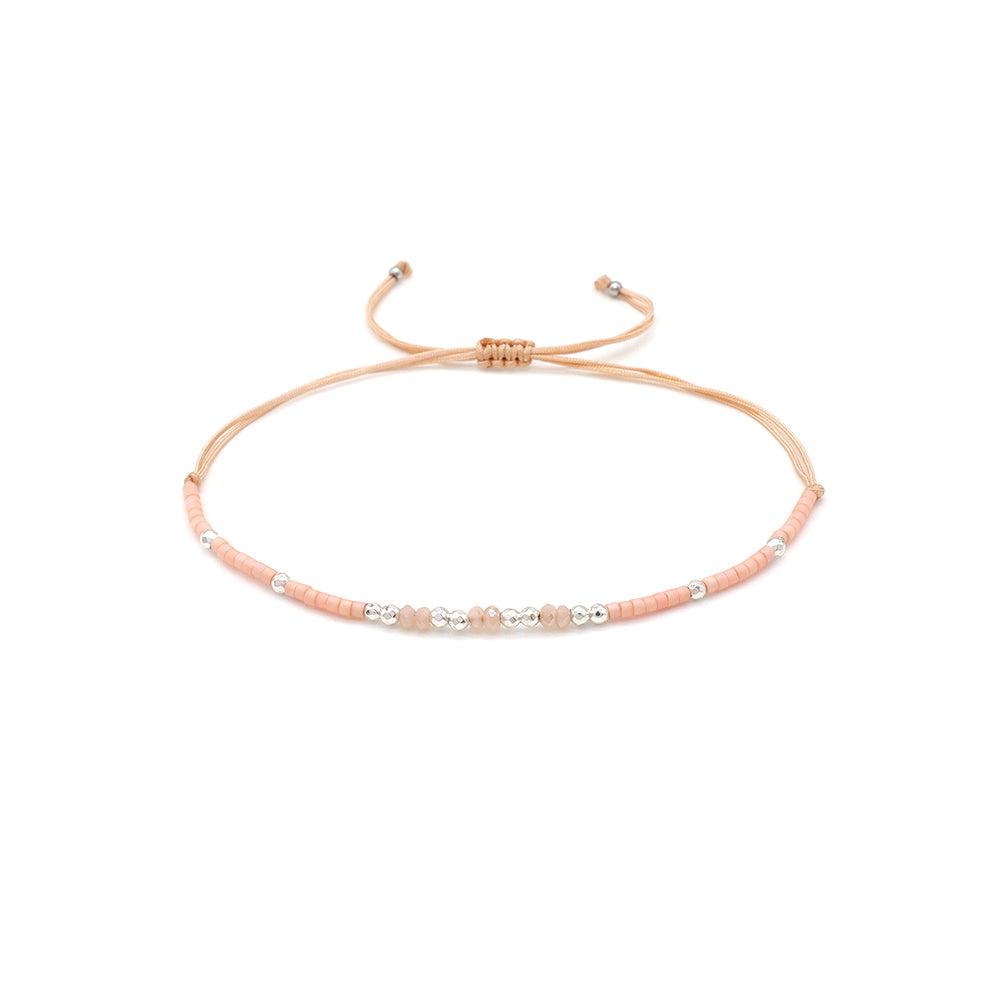 Handmade Customizable Miyuki Beads Bracelet With Glass Crystal Beads
