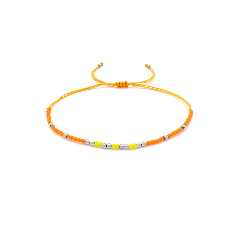 Handmade Customizable Miyuki Beads Bracelet With Glass Crystal Beads