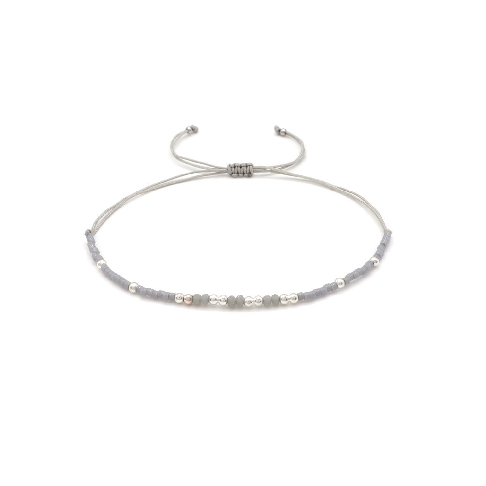 Handmade Customizable Miyuki Beads Bracelet With Glass Crystal Beads