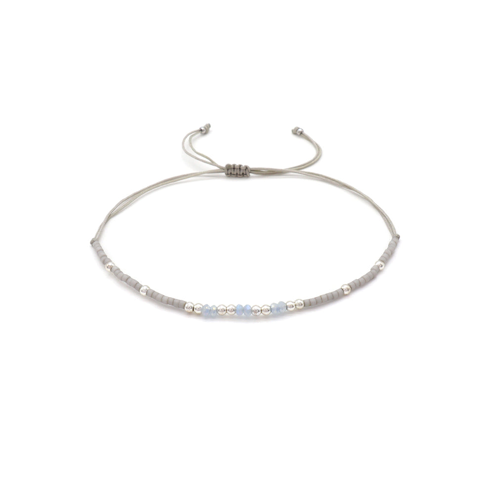 Handmade Customizable Miyuki Beads Bracelet With Glass Crystal Beads