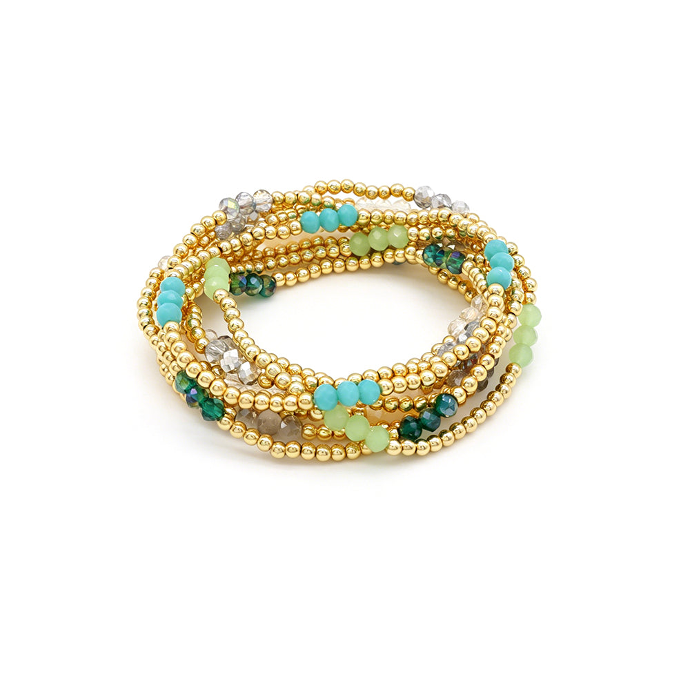 Colorful Custom Handmade Glass Crystal Bracelet