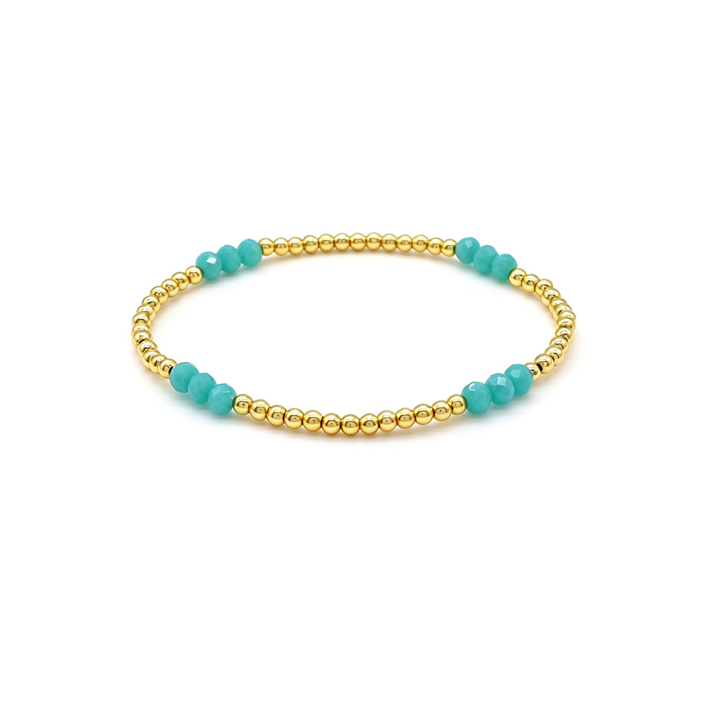 Colorful Custom Handmade Glass Crystal Bracelet