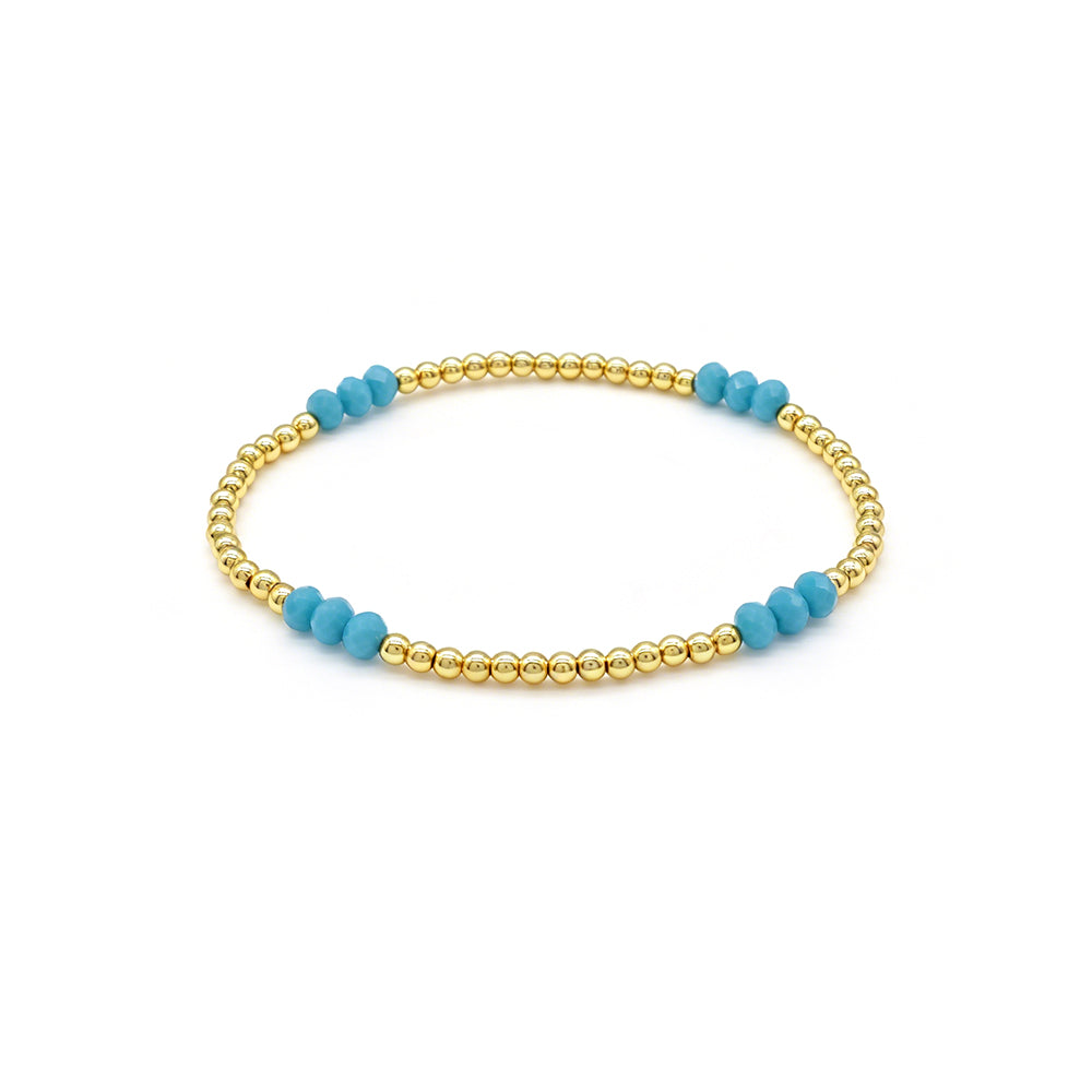 Colorful Custom Handmade Glass Crystal Bracelet
