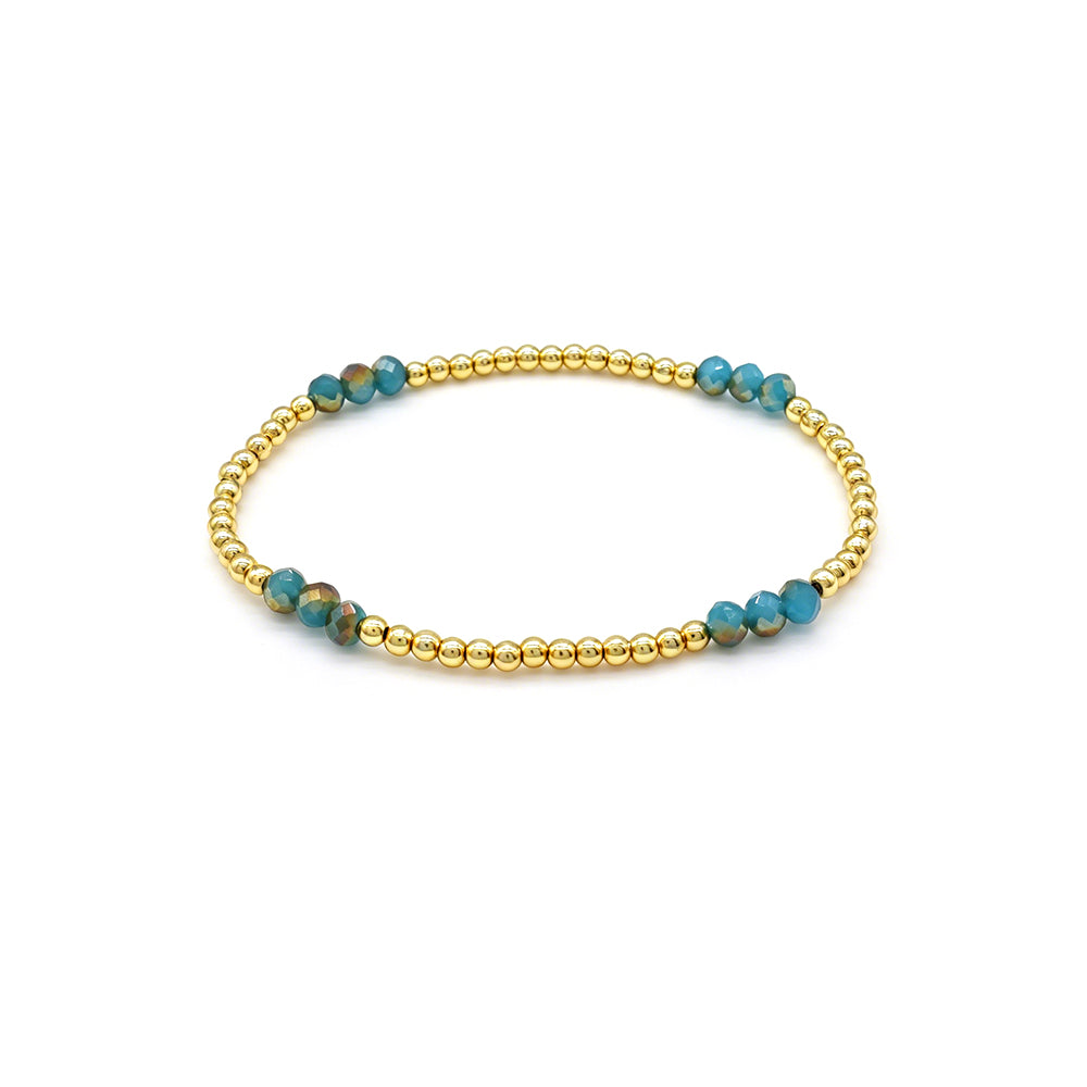 Colorful Custom Handmade Glass Crystal Bracelet