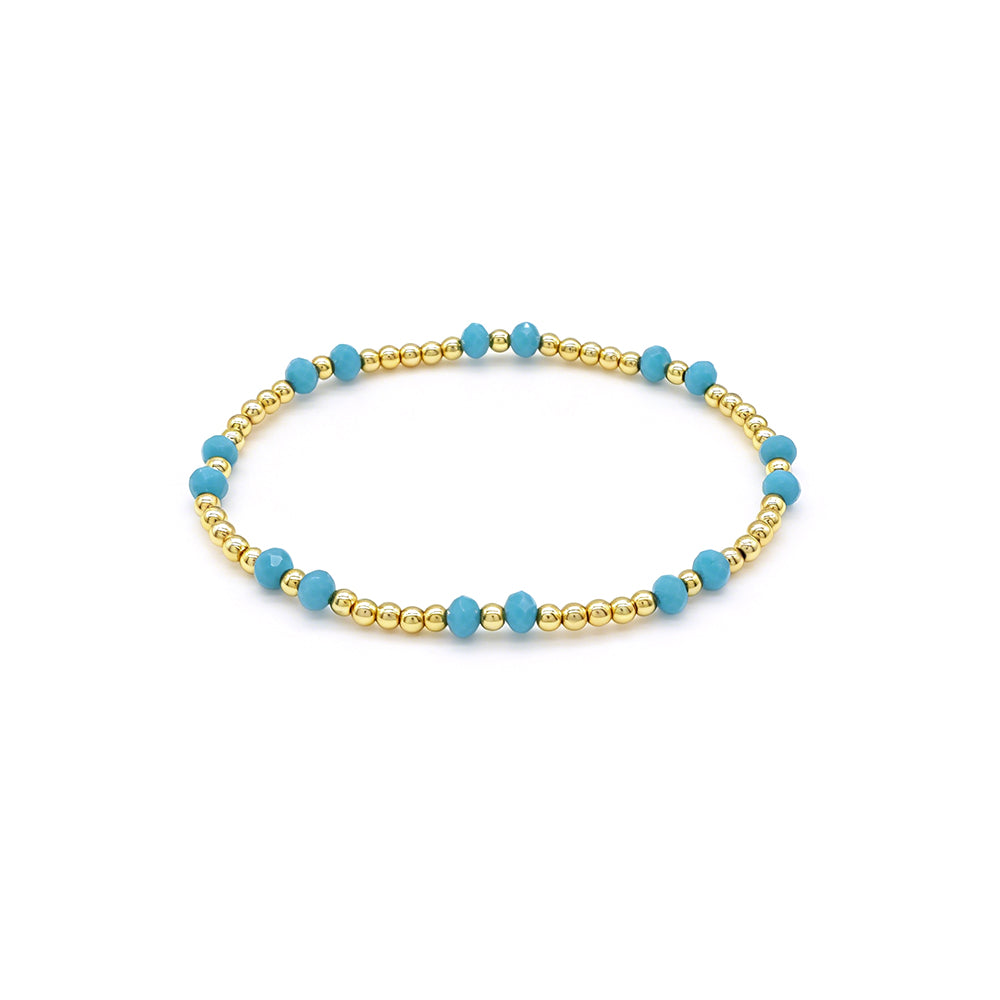 Handmade Custom Colorful Glass Crystal Bracelet