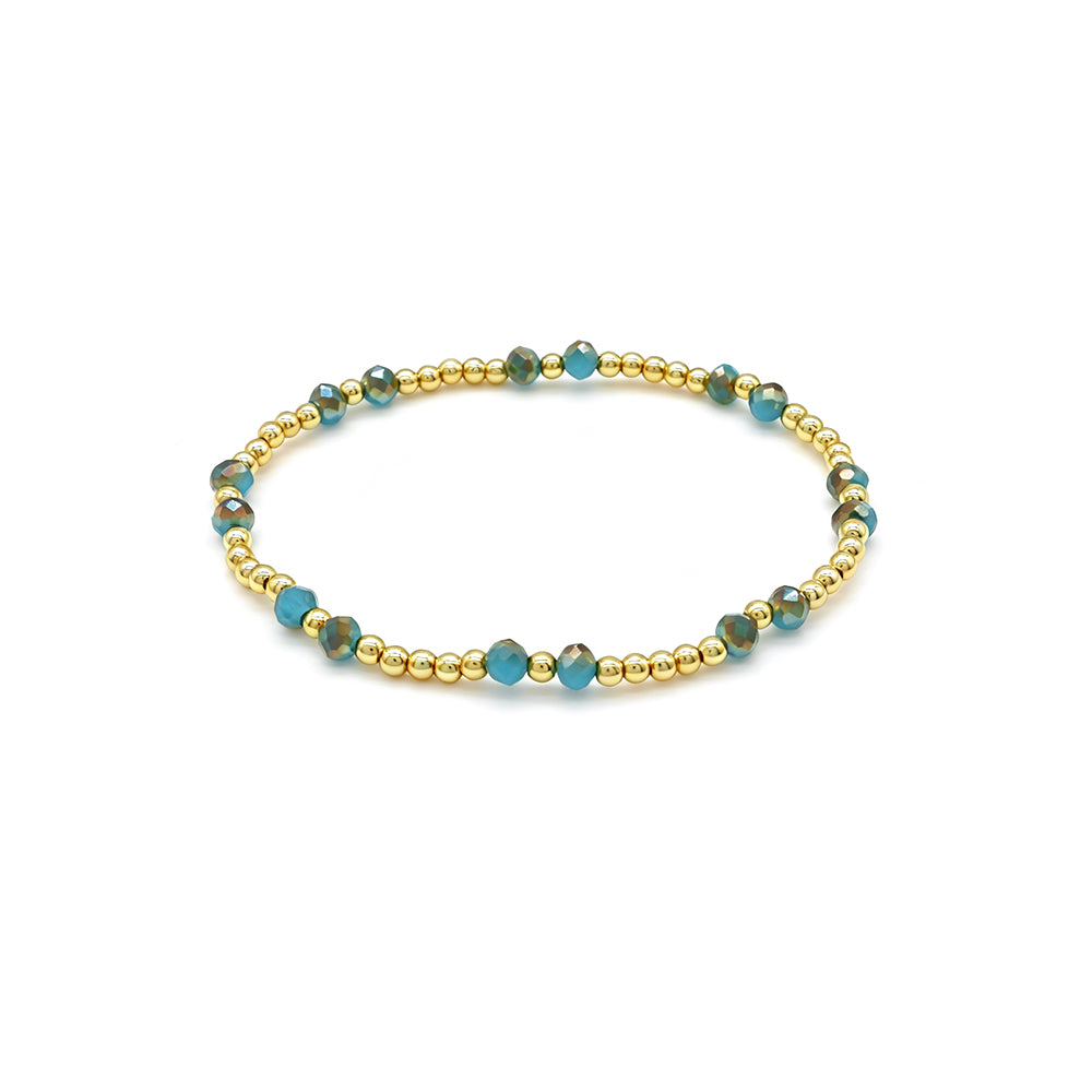 Handmade Custom Colorful Glass Crystal Bracelet