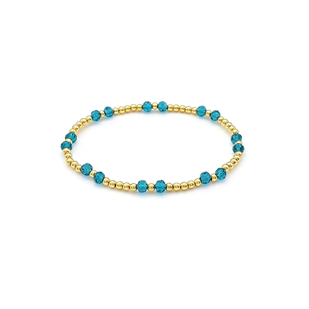 Handmade Custom Colorful Glass Crystal Bracelet