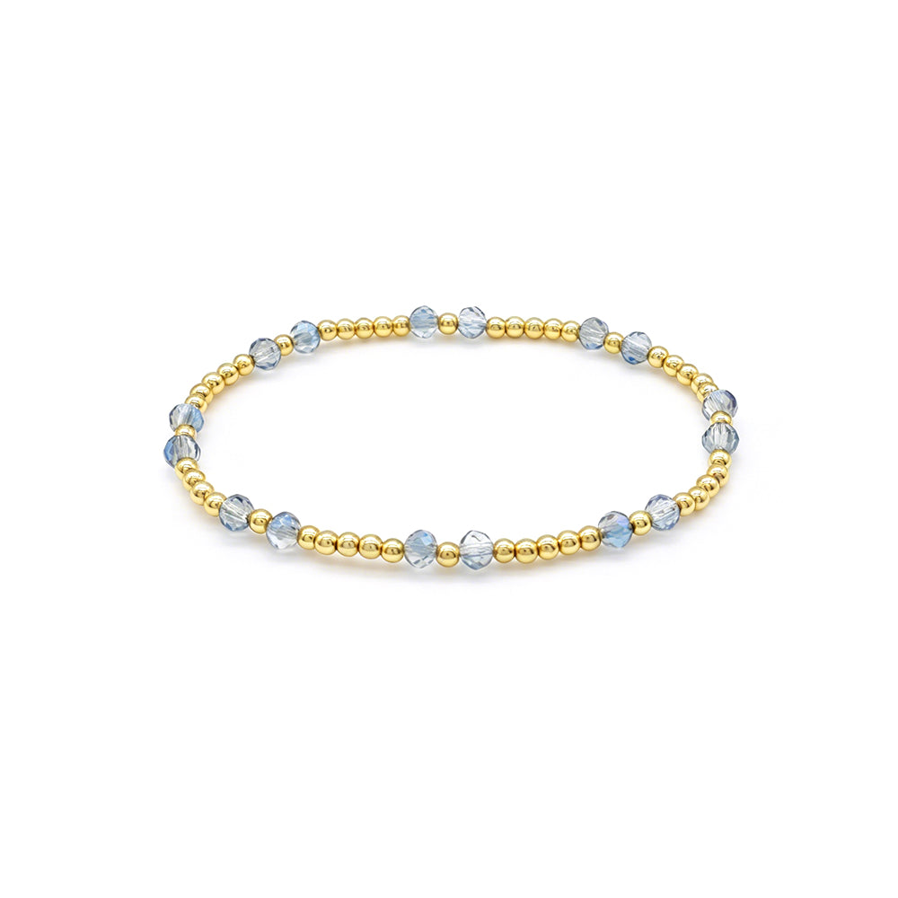 Handmade Custom Colorful Glass Crystal Bracelet