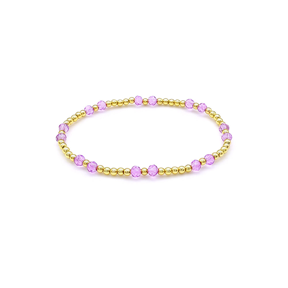 Handmade Custom Colorful Glass Crystal Bracelet