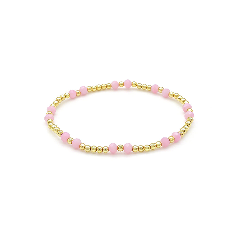 Handmade Custom Colorful Glass Crystal Bracelet