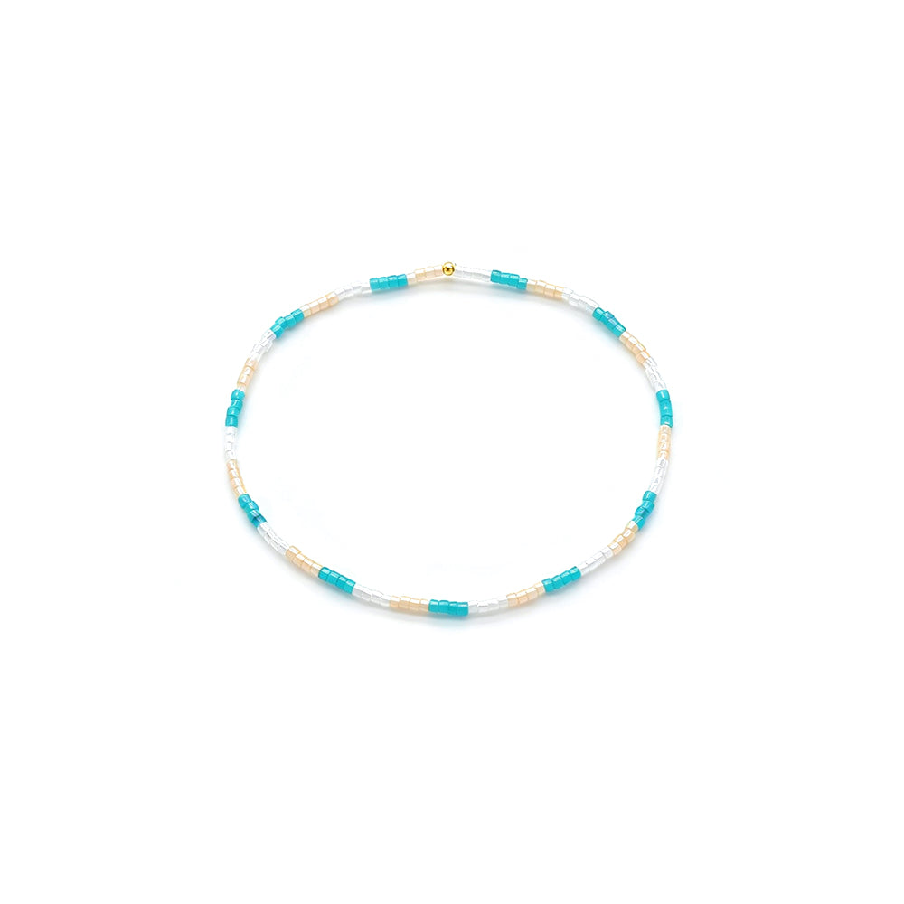 Handmade Mixed Colors Miyuki Beads Elastic Bracelet
