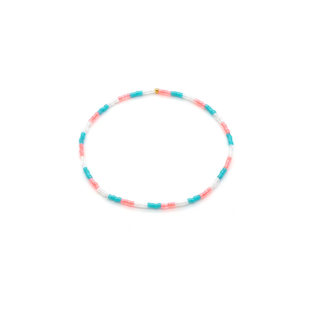 Handmade Mixed Colors Miyuki Beads Elastic Bracelet