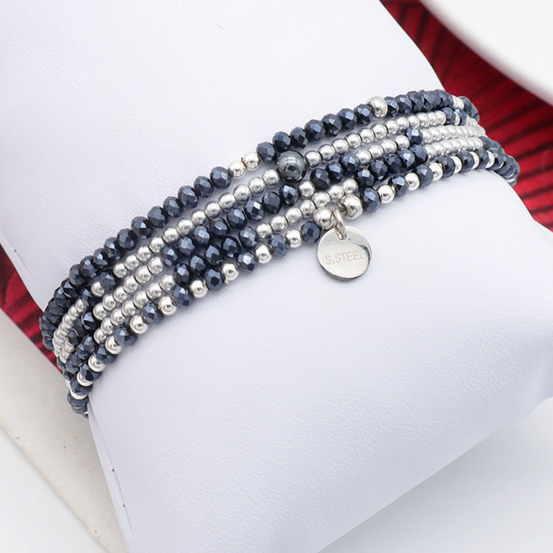 Handmade Girls Kids Oem Jewelry Set Custom Glass Crystal Accessories Bracelet Charms  Beads Bracelets Bangles