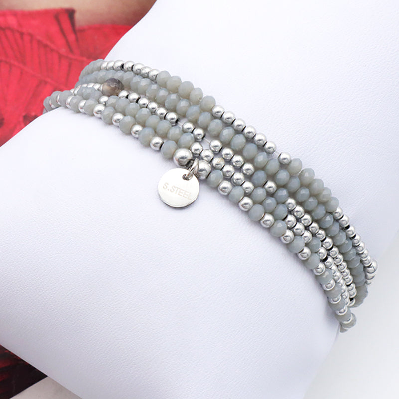 Fashion Jewelry Crystal Bracelet Custom Girls Kids Handmade Charms Beaded Bracelets Jewelry Set