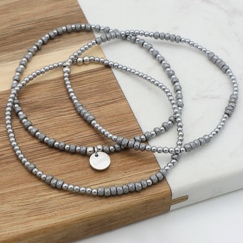 Customized Factory Manufacture Handmade Wholesale Good Quality Oem Jewelry Custom Charms Beaded Men Bracelet Sets