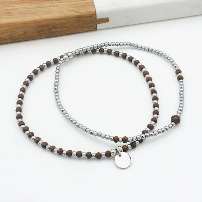 New Factory Manufacture Wholesale Handmade Fashion Bracelet Set Beads Jewelry Custom Charms Natural Stone Men Bracelets