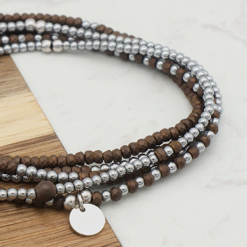 New Factory Manufacture Wholesale Handmade Fashion Bracelet Set Beads Jewelry Custom Charms Natural Stone Men Bracelets