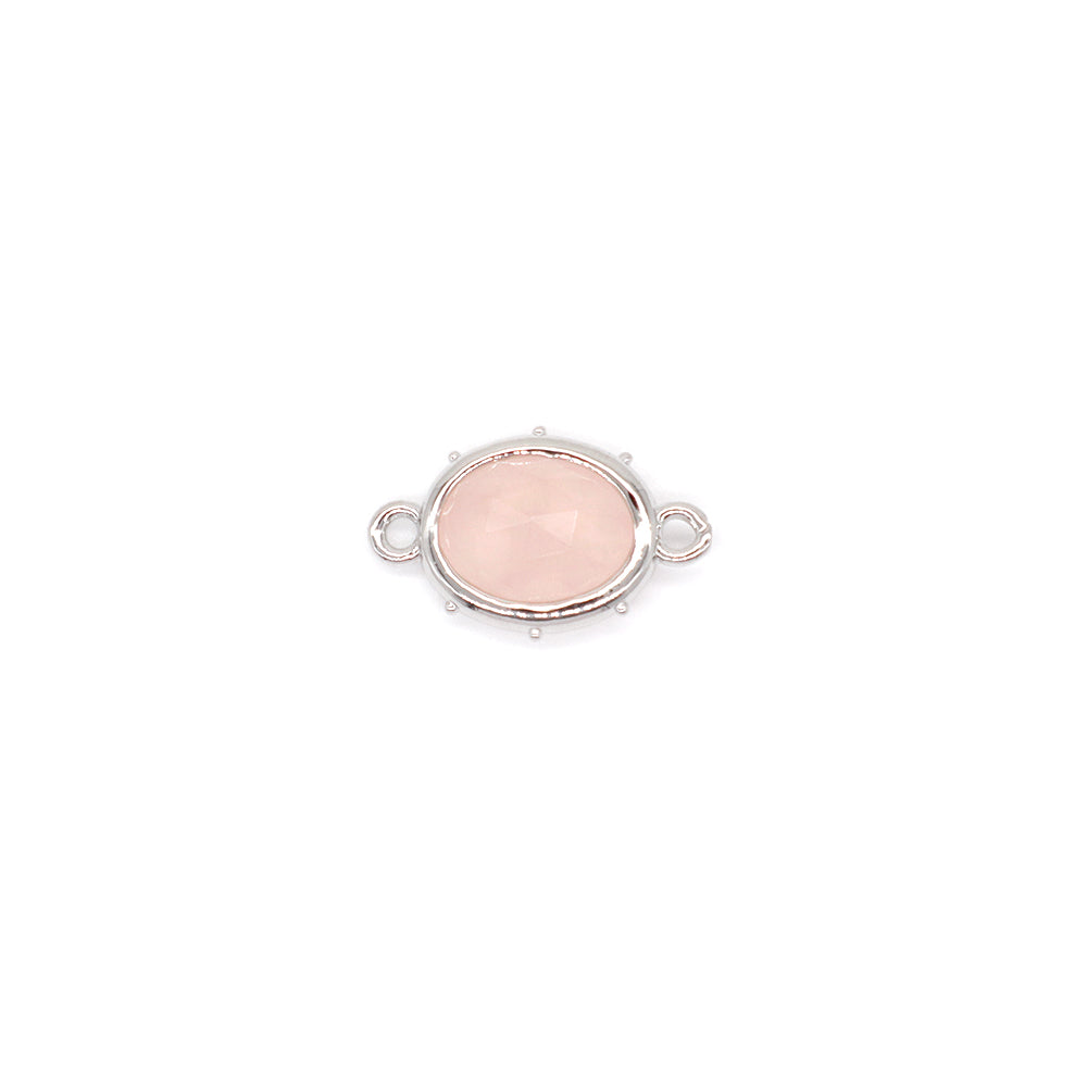 Good Quality Charm Jewelry Wholesale Custom Natural Stone Charm With Brass