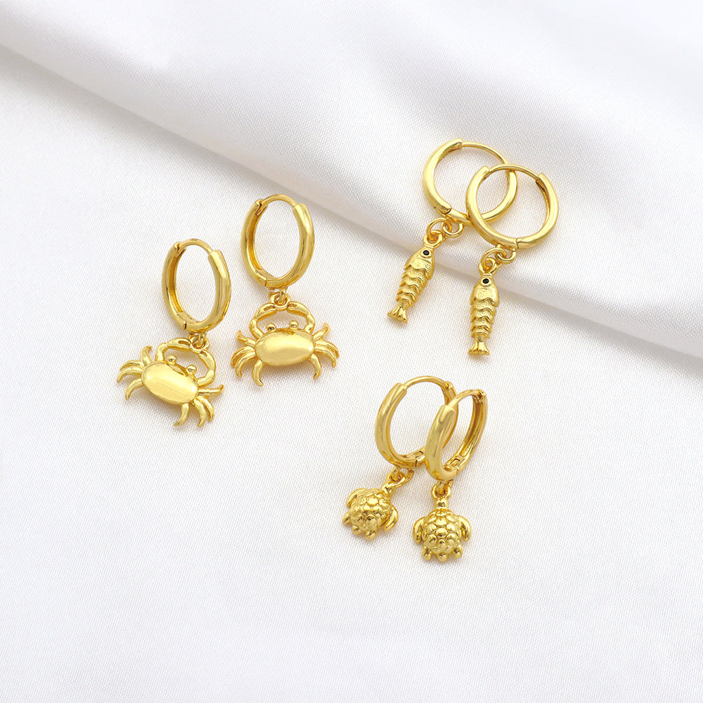 Handmade Custom Brass Earrings