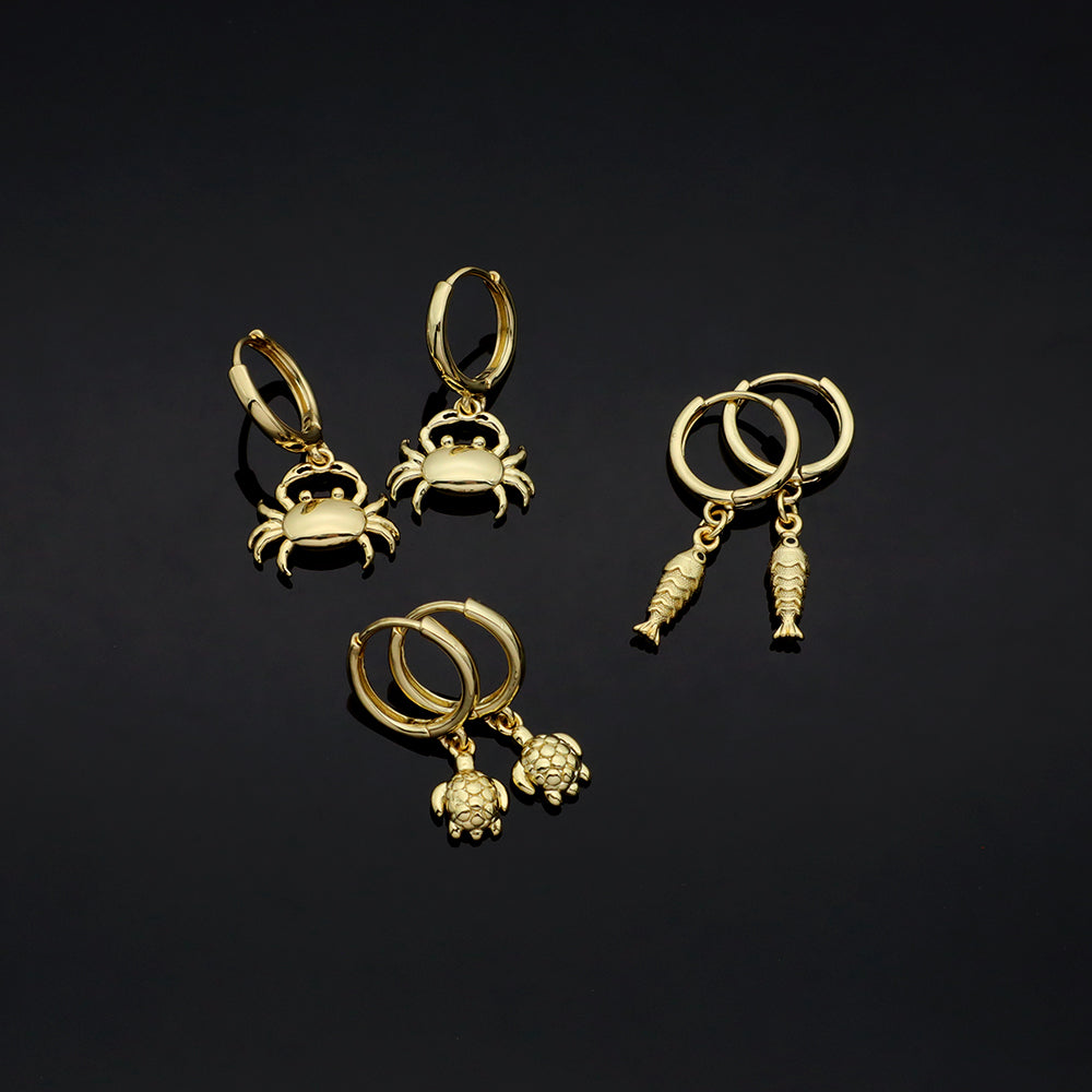 Handmade Custom Brass Earrings