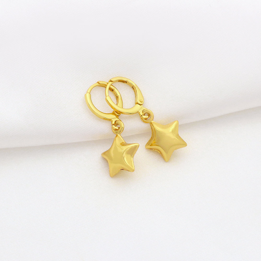 Handmade Custom Brass Earrings