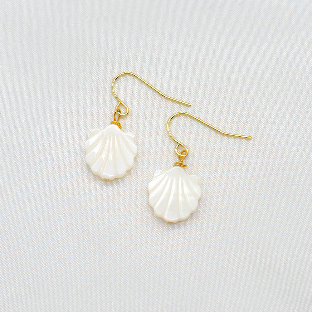 Handmade Custom Shell Earring Natural Stone Earring