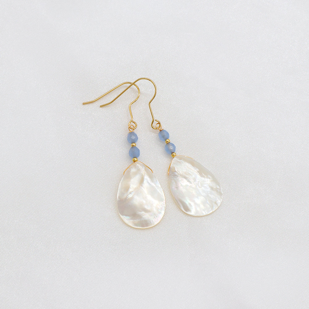 Handmade Custom Shell Earring Natural Stone Earring