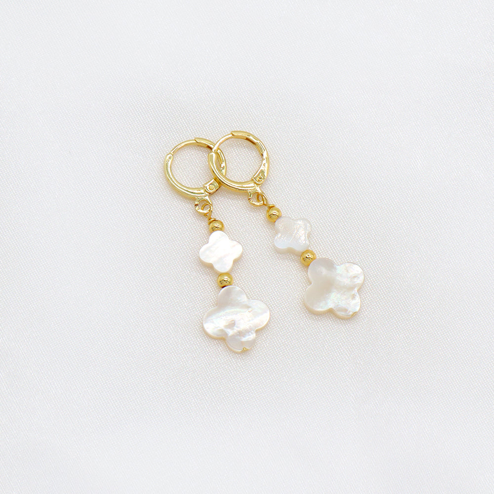 Handmade Custom Shell Earring Natural Stone Earring