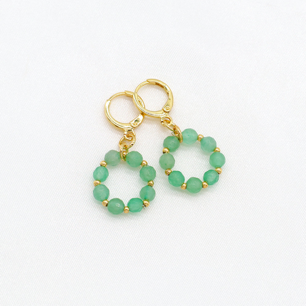 Handmade Custom Shell Earring Natural Stone Earring