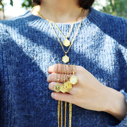 Handmade Custom Brass pendant necklace