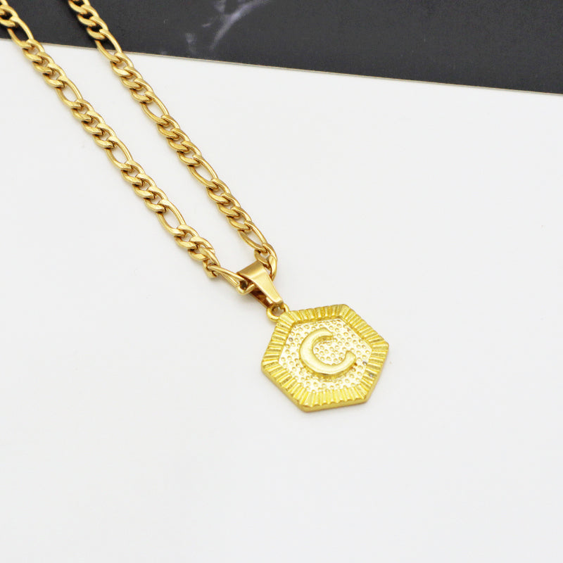 Handmade Custom Brass pendant necklace