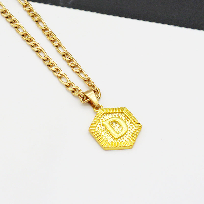 Handmade Custom Brass pendant necklace