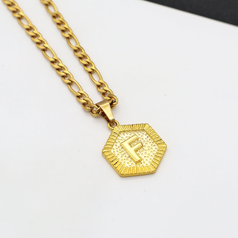 Handmade Custom Brass pendant necklace