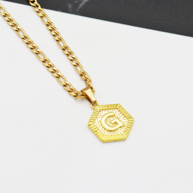 Handmade Custom Brass pendant necklace