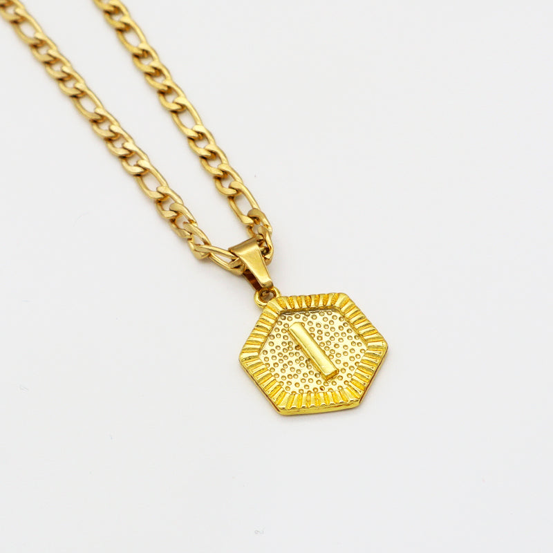 Handmade Custom Brass pendant necklace