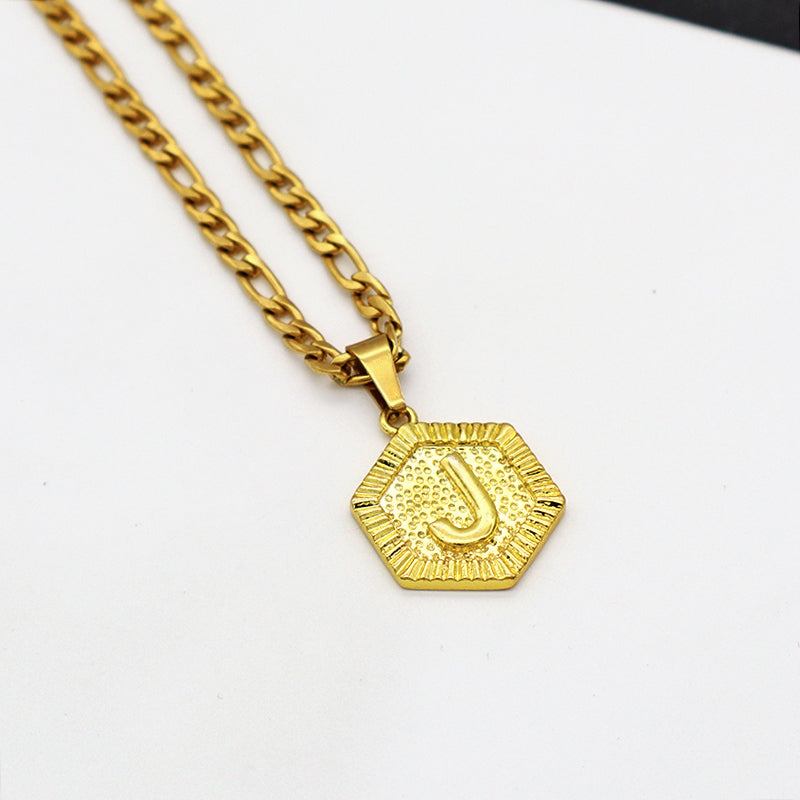Handmade Custom Brass pendant necklace