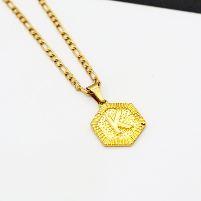 Handmade Custom Brass pendant necklace