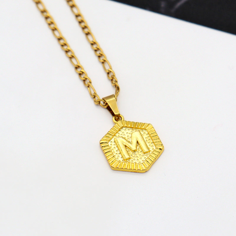 Handmade Custom Brass pendant necklace