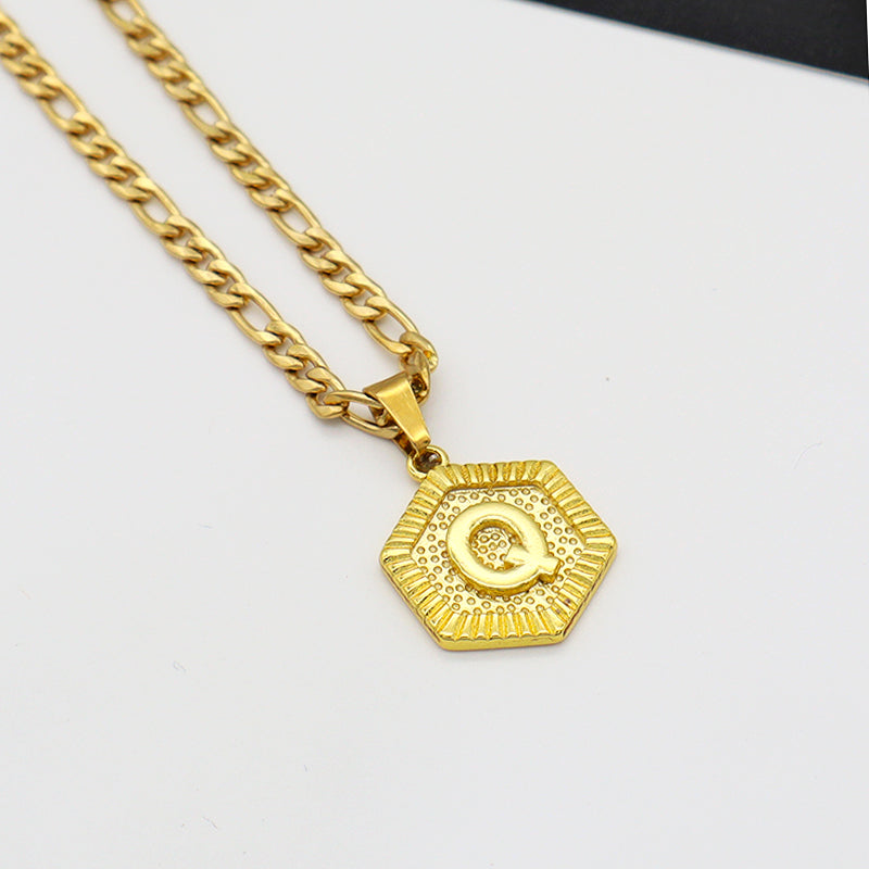Handmade Custom Brass pendant necklace