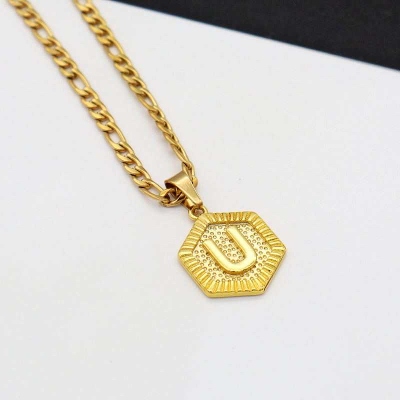 Handmade Custom Brass pendant necklace